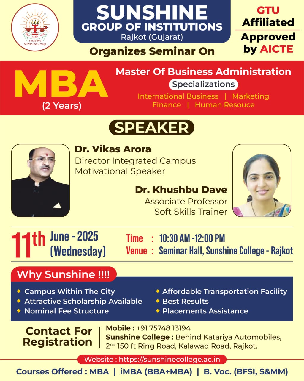 MBA Specialization June 2025